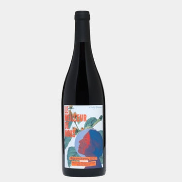 Bouteille de vin rouge Guerrières 2022 – Côtes du Rhône Villages Sainte-Cécile – Domaine Guerrières – vin bio et naturel